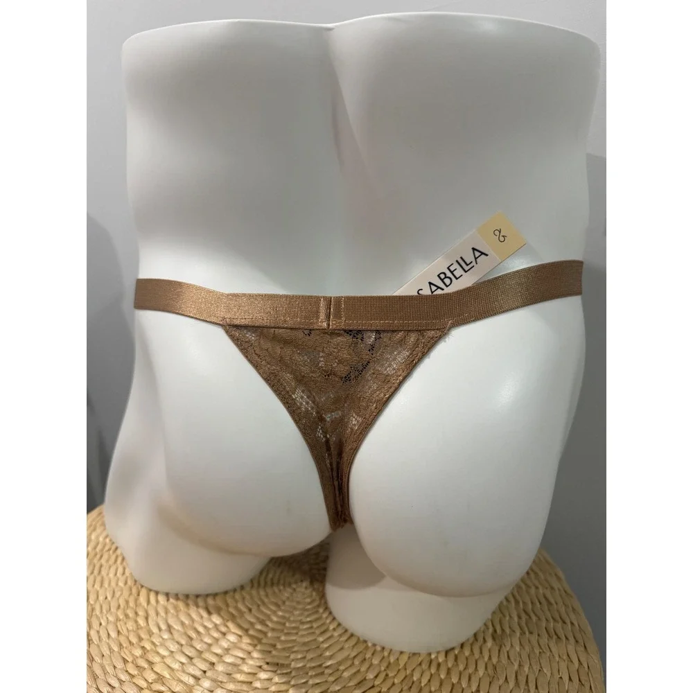 Cosabella‎ Never Say Never Italian Thong Quattro Lace Underwear size M